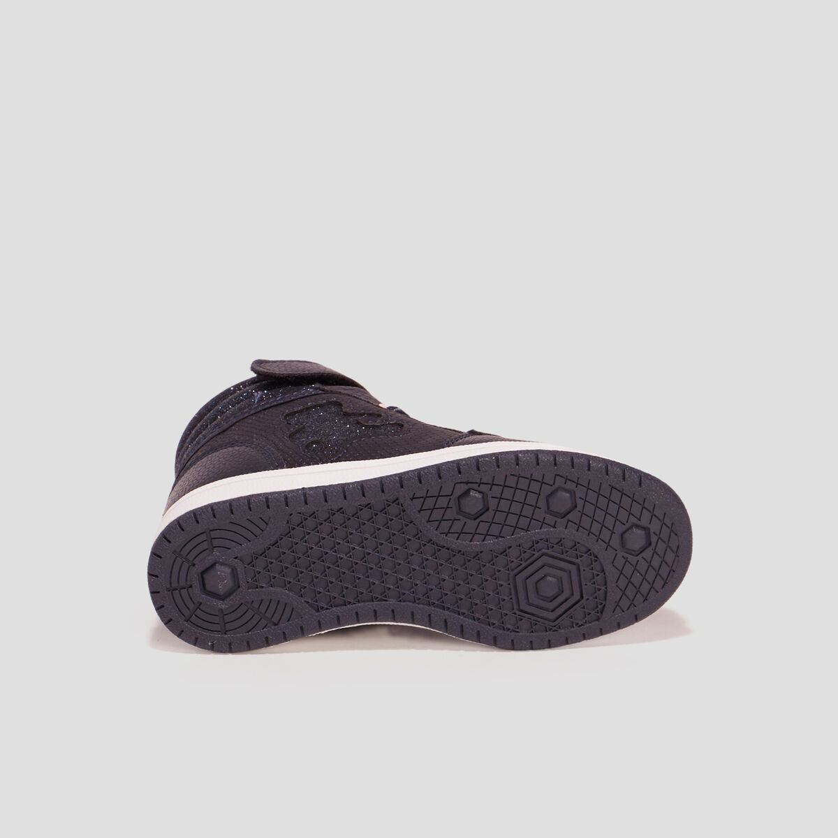 Baskets montantes Lulu Castagnette bleu marine fille