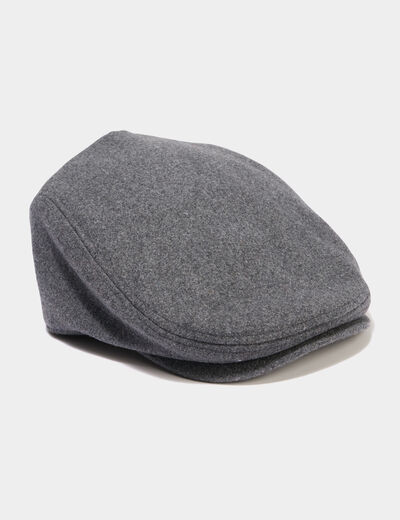 Casquette b&eacute;ret gris homme