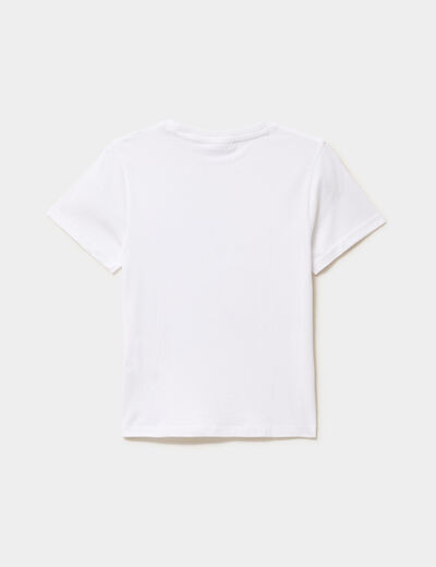 T-shirt coton Dora l'exploratrice blanc fille