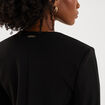 Veste bol&eacute;ro courte ajust&eacute;e noir femme