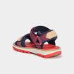 Sandales à scratchs Kickers Kickclock rouge garçon