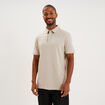 Polo manches courtes gris clair homme