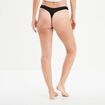String avec dentelle noir femme