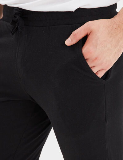 Pantalon de pyjama noir homme