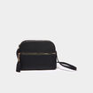Sac en bandouli&egrave;re noir femme