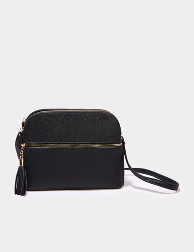 Sac en bandouli&egrave;re noir femme