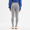 Legging 7/8ème taille haute coton gris femme