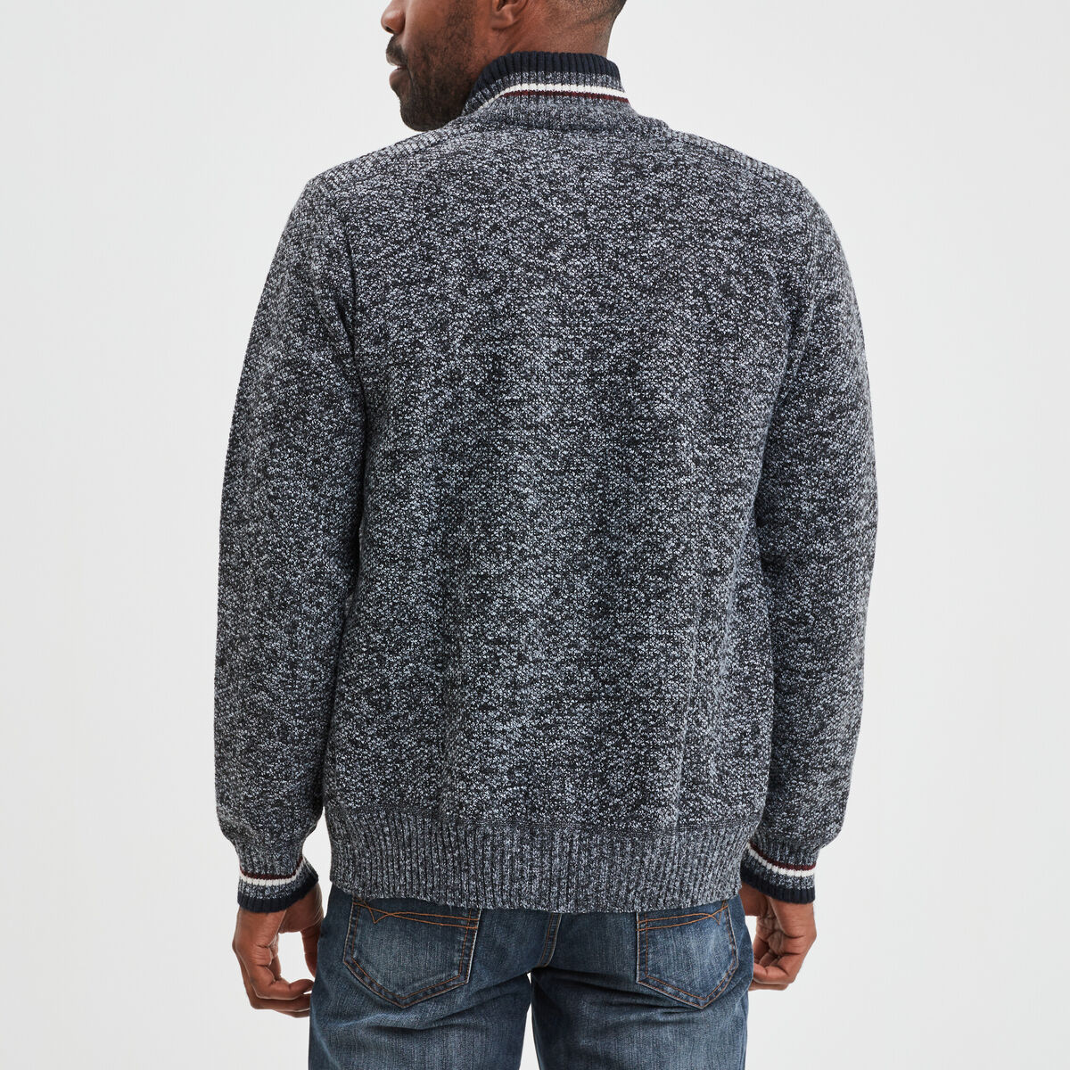 Gilet zippé Creeks gris foncé homme