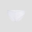 Culotte en dentelle taille &eacute;lastiqu&eacute;e blanc femme