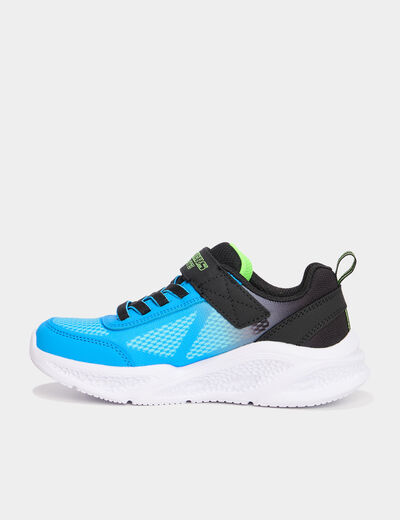 Baskets running semelles lumineuses bleu garçon