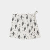 Jupe-short fluide noir femme