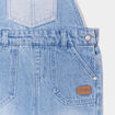 Salopette aspect jean Creeks en coton denim stone bébé garçon