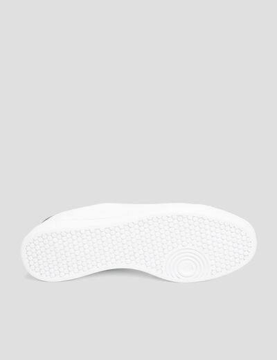 Tennis basses à lacets blanc homme