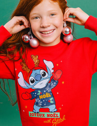 Pull De Noël Fille – Sweat à Capuche Renne Avec Lumières – Taille 12 Ans – Manches Longues – Idéal Pour Les Fêtes