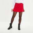 Jupe-short portefeuille Liberto rouge femme