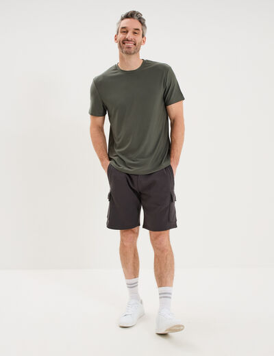 T-shirt confort respirant gris homme
