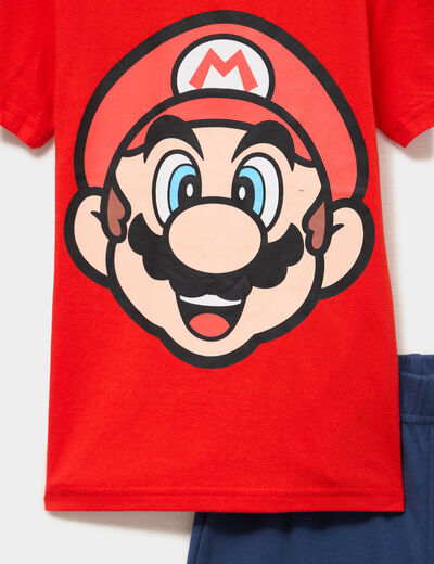 Ensemble pyjama short Super Mario bleu lavande gar&ccedil;on