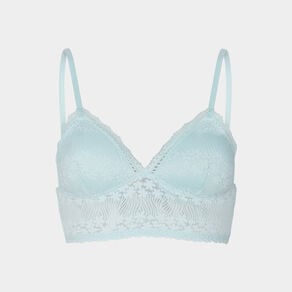 soutien gorge triangle padde bleu turquoise femme Soutien-gorge triangle paddé bleu turquoise femme