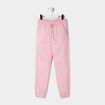 Pantalon de jogging bas élastiqué rose pastel fille