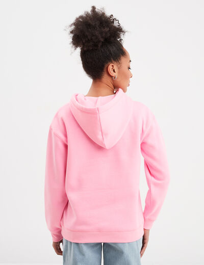 Sweat à capuche hoodie Creeks Original rose fluo femme