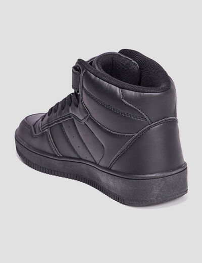 Baskets montantes Creeks Ktempete noir garçon