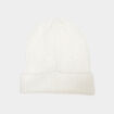 Bonnet tricot&eacute; torsades blanc femme