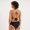 Haut de maillot de bain forme triangle noir femme