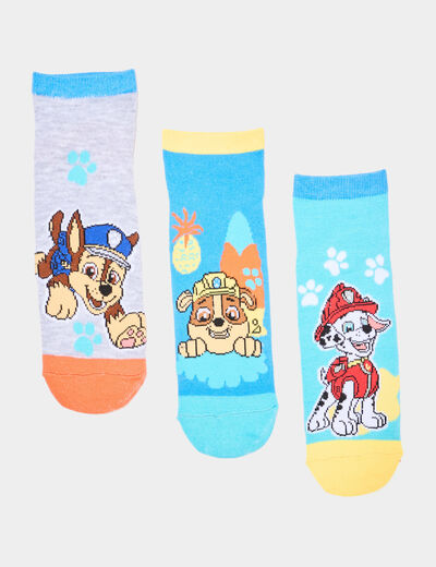 Lot 3 paires chaussettes Paw Patrol multicolore garçon