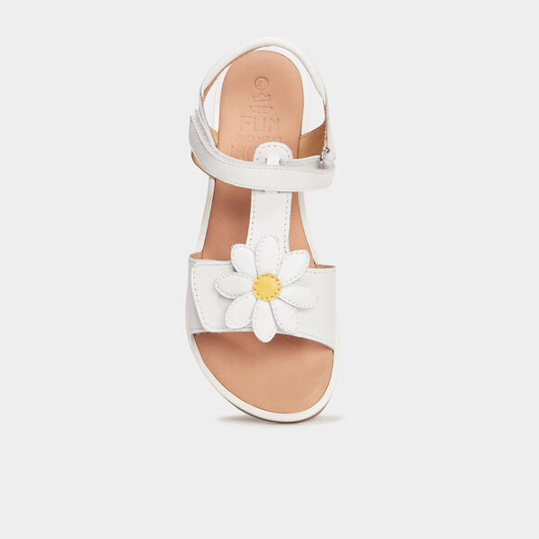 sandales en cuir paritt blanc fille Sandales en cuir Paritt blanc fille