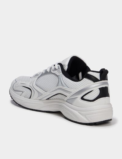Baskets running m&eacute;moire de forme Kappa noir femme