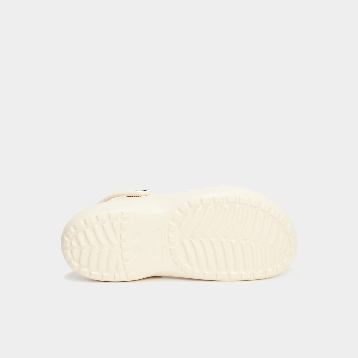 Sabots compens&eacute;es Crocs marron clair femme