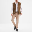 Chemise coupe ajustée manches longues blanc homme