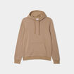 Sweat molleton &agrave; capuche hoodie taupe homme