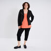 Débardeur ajusté sans manches coton rose corail femme grande taille