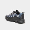 Baskets running semelle &eacute;paisse bleu homme