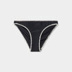 Bas de maillot de bain noir femme