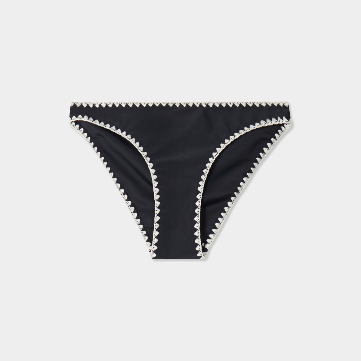 Bas de maillot de bain noir femme