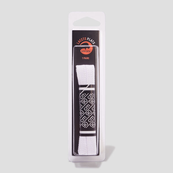 lacets plats 90 cm tawata blanc mixte Lacets plats 90 cm Tawata blanc mixte