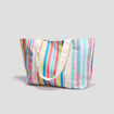 Sac cabas rectangulaire multicolore femme