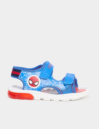 Sandales semelles lumineuses Spider-Man rouge garçon
