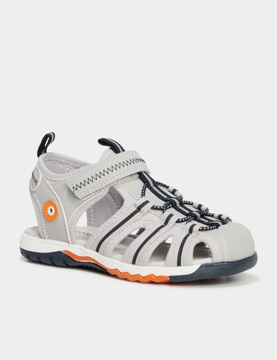 Sandales Trappeur gris garçon