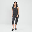 Ensemble pyjama 2 pièces noir femme