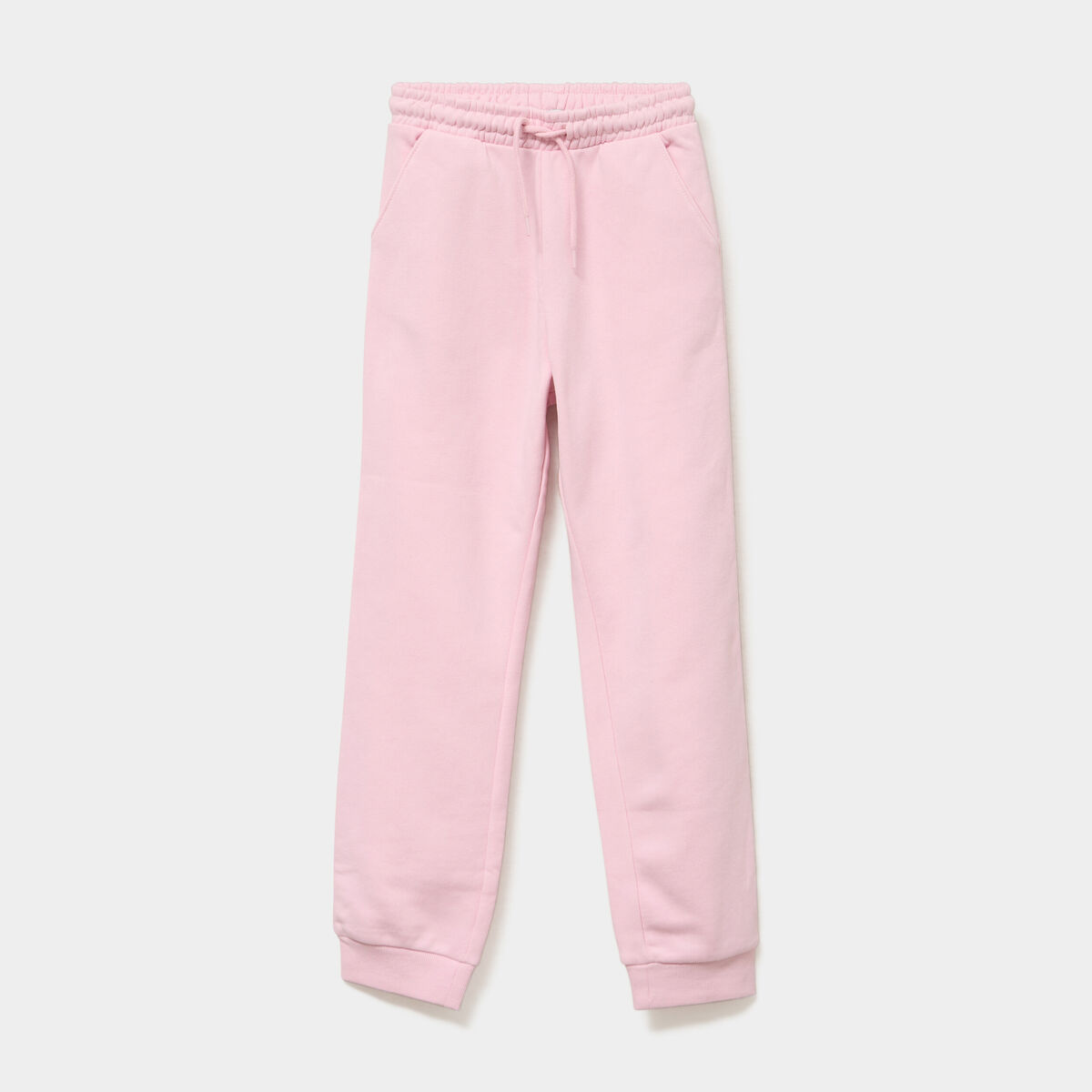 Pantalon de jogging molleton rose clair fille