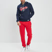 Sweat &agrave; capuche hoodie bleu marine homme