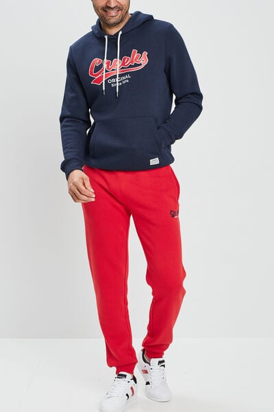 Sweat &agrave; capuche hoodie bleu marine homme
