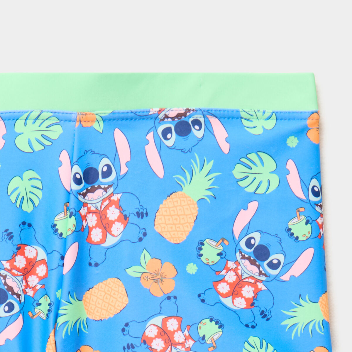 Boxer de bain taille &eacute;lastiqu&eacute;e Stitch bleu gar&ccedil;on