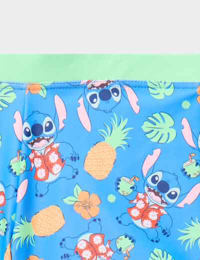 Boxer de bain taille &eacute;lastiqu&eacute;e Stitch bleu gar&ccedil;on