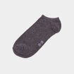 Lot 5 paires chaussettes invisibles gris mixte