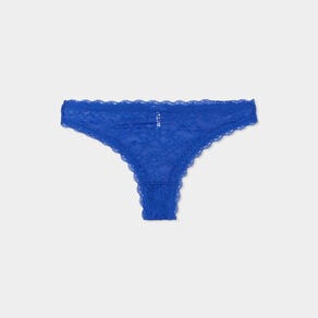 tanga en dentelle bleu electrique femme Tanga en dentelle bleu electrique femme