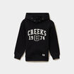 Sweat hoodie 1 poche oversize noir gar&ccedil;on